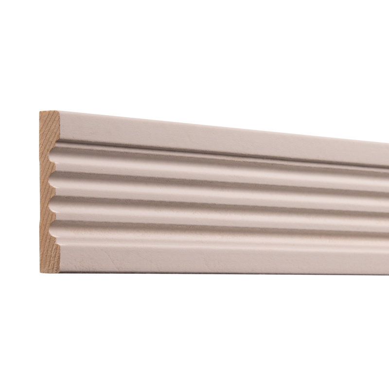 Ornamental Mouldings Hardwood Primed Wood Fluted Door and Window